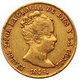 Hiszpania, 80 reales 1845 r.