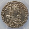 Zygmunt III Waza Trojak 1594 Malbork PCGS MS62