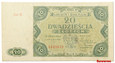 30.PRL, 20 Złotych 1947 B, M.130, St.2/3+