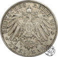 Niemcy, Hamburg, 2 marki, 1908 J