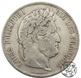 Francja, 5 franków, 1842 B