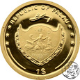 NMS, Palau, 1 dolar, 2007, Fontanna di Trevi