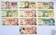 PRL, 20 banknotów z pieczątkami i nadrukami okolicznościowymi