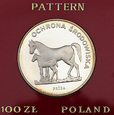 PRL, 100 złotych, 1981, Konie PRÓBA 