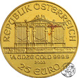 Austria, 25 euro, 2003, Filharmonicy Wiedeńscy, 1/4 uncji złota