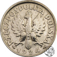II RP, 2 złote, 1924, Róg i Pochodnia
