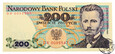 Polska, 200 złotych, 1986 DR