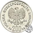 PRL, 200 złotych, 1984, Sarajewo #