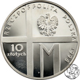 III RP, 10 złotych, 1998, 20-lecie pontyfikatu Jana Pawła II