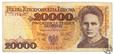 Polska, 20000 złotych, 1989 E