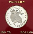 PRL, 100 złotych, 1978, Łoś PRÓBA #