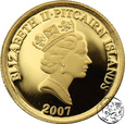 NMS, Wyspy Pitcairn, 10 dolarów, 2007, Kotwica HMS Bounty