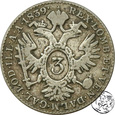 Austria, 3 krajcary, 1839, C 