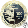Kazachstan, 500 tenge, 2005 Złoto Nomadów - Głowa tygrysa