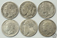 Belgia, 50 centymów, 1899-1914, lot 6 sztuk