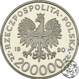 III RP, 200000 złotych, 1990, Komorowski Bór  #