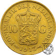 Holandia, 10 guldenów, 1913