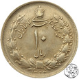 Iran, 10 rialów, 1323 (1944) 