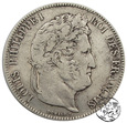 Francja, 5 franków, 1838 W