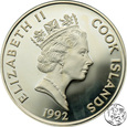 Wyspy Cooka, 50 dolarów,1992,  Lewis i Clark