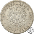 Niemcy, Prusy, 5 marek 1876 B