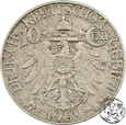 Niemcy, kolonia Kiautschou, 10 centów, 1909