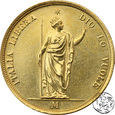 Włochy, Lombardia, 40 lirów, 1848 M