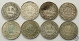 Szwajcaria, 8 x 2 franki, 1875-1968, LOT