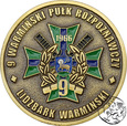 Polska, medal pamiątkowy, 9 Warmiński Pułk Rozpoznawczy, Lidzbark 
