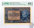 Polska, II RP, 100 marek, 1919 IF Seria Z, PMG 64 EPQ