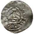 Niemcy, Szwabia, Strassburg, denar, Otto III (983–1002)