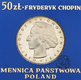 PRL, 50 złotych, 1974, Fryderyk Chopin