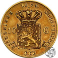 Holandia, 10 guldenów, 1875