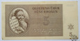 Protektorat Czech i Moraw, Getto Terezin, 5 koron, 1943 