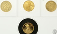 Numizmaty, repliki najcenniejszych monet, 4 szt, Ag 999