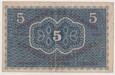 Czechosłowacja 5 koron 1919  Stan 4+  rzadszy