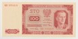 100 złotych 1948 seria KR   stan 1    wyśmienite