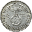 NIEMCY 2 MARKI - HINDENBURG - 1939 B