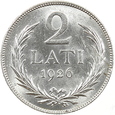 ŁOTWA - 2 LATI - ŁATY - 1926 (2)