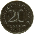 POLSKA - KRÓLESTWO POLSKIE -  20 FENIGÓW - 1918 