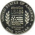 USA - 1 DOLAR - USA - MISTRZOSTWA ŚWIATA - 1994 - SREBRO - ST. L