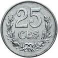 Luksemburg - Szarlotta - 25 Centymów 1922 - ŻELAZO - STAN !