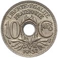 Francja - 10 Centymów 1932 - STAN MENNICZY