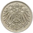 DESTRUKT - Niemcy - 10 Pfennig 1906 E - CIENKI KRĄŻEK