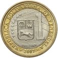 Wenezuela - moneta - 1 Bolivar 2007 - BIMETAL - ODMIANA DUŻA JEDYNKA