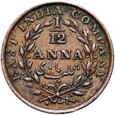 Indie Brytyjskie - Wilhelm IV - 1/12 Anna 1835 ↑↑ - STAN !