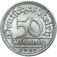 Niemcy - Weimar - 50 Pfennig 1919 F - RZADSZA !