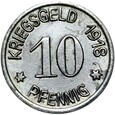 Oels - Oleśnica - NOTGELD - 10 Pfennig 1918 - żelazo