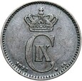 Dania - Chrystian IX - 2 Ore 1892 ♥ CS - DELFIN - Kopenhaga - STAN !