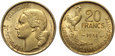 Francja - PAKIET - 100 sztuk - monety - 20 franków 1950-1953